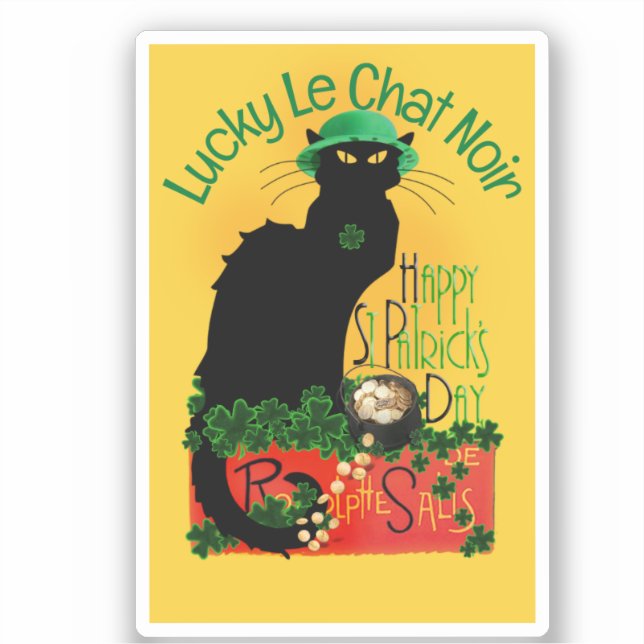 Le Chat Noir Clover St. Patrick's Day (Front)