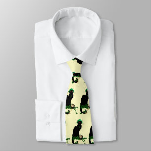 Le Chat Noir Clover St. Patrick's Day Tie