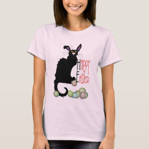 Le Chat Noir Easter Bunny Ears T-Shirt