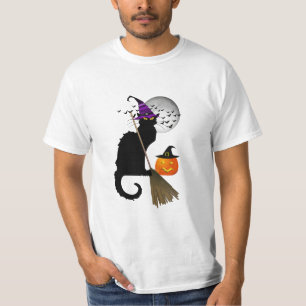 Le Chat Noir Halloween Witch T-Shirt