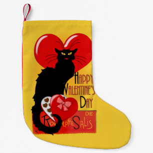 Le Chat Noir Heart Candy Valentine's Day Small Christmas Stocking