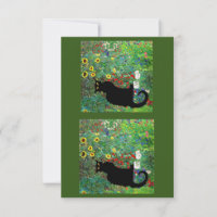 Le Chat Noir in Klimt’s Garden,