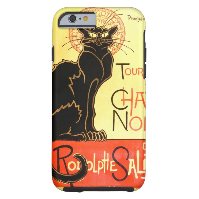 Le chat noir,Original billboard Case-Mate iPhone Case (Back)