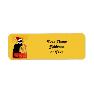 Le Chat Noir Santa Hat Christmas