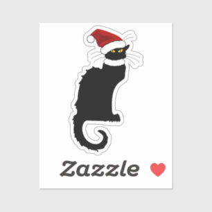 Le Chat Noir Santa Hat Christmas
