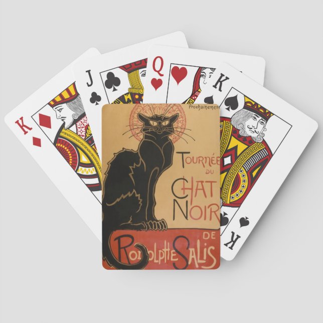 Le chat Noir - Steinlen Playing Cards (Back)