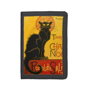 Le Chat Noir The Black Cat Tri-fold Wallet