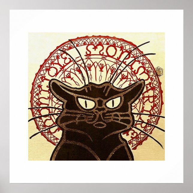 Le Chat Noir, Vente Hôtel Drouot Poster (Front)
