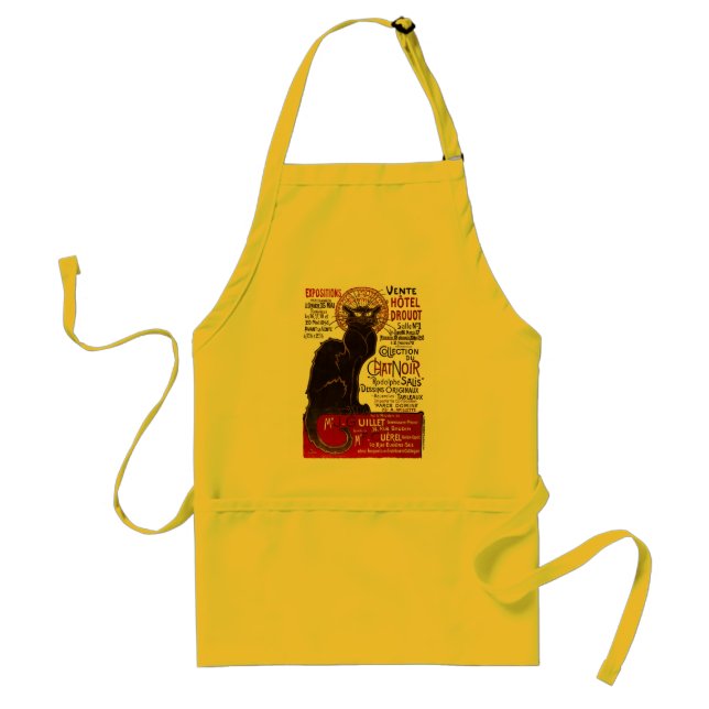 Le Chat Noir, Vente Hôtel Drouot Standard Apron (Front)