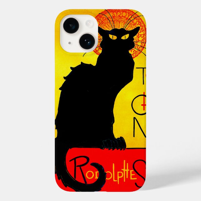 Le Chat Noir Vintage Case-Mate iPhone Case (Back)