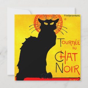Le Chat Noir Vintage Invitation
