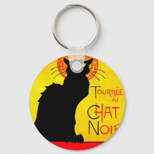 Le Chat Noir Vintage Key Ring