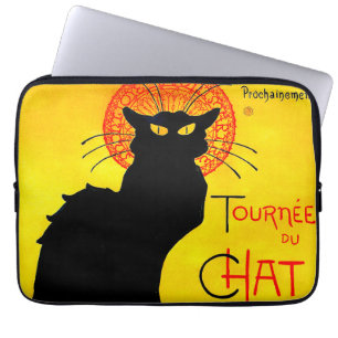 Le Chat Noir Vintage Laptop Sleeve