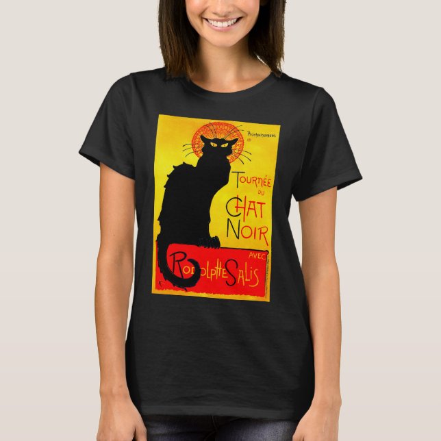 Le Chat Noir Vintage T-Shirt (Front)