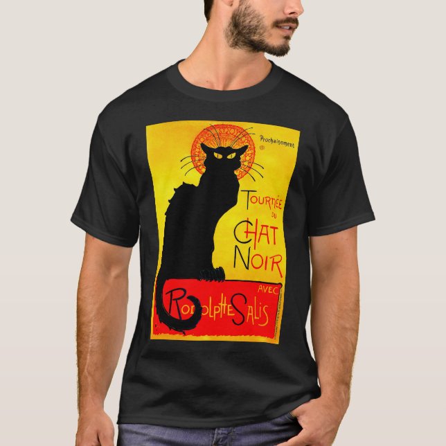 Le Chat Noir Vintage T-Shirt (Front)