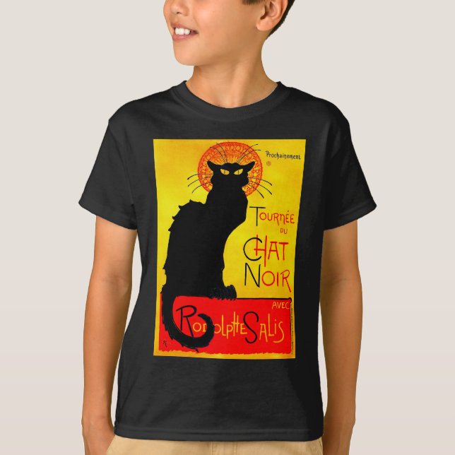Le Chat Noir Vintage T-Shirt (Front)