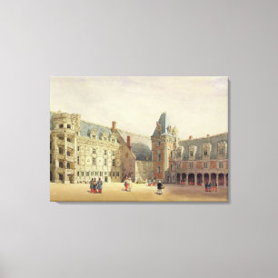 Le Chateau de Blois (w/c on paper) Canvas Print