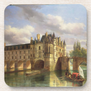 Le Chateau de Chenonceau, 1843 (oil on canvas) Coaster