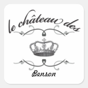le chateau des YOUR NAME Square Sticker