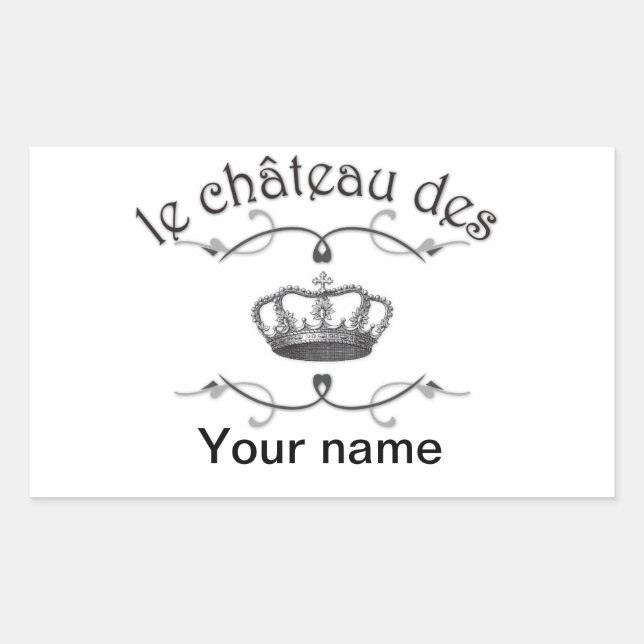le chateau des YOUR NAME v.2 Rectangular Sticker (Front)