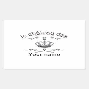 le chateau des YOUR NAME v.2 Rectangular Sticker