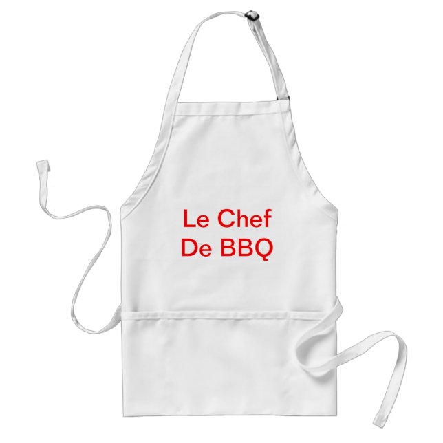 Le Chef De BBQ Standard Apron (Front)