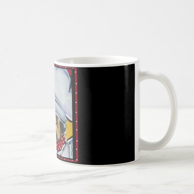 Le Chef Pug Coffee Mug (Right)