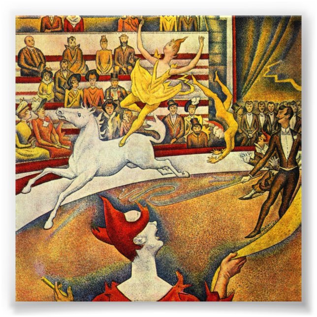 Le Cirque ( The Circus ) by Georges Seurat Photo Print (Front)