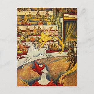 Le Cirque ( The Circus ) by Georges Seurat Postcard