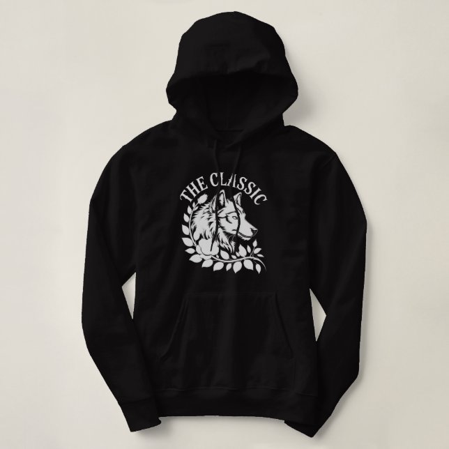 Le Classique – Esprit du loup Hoodie (Design Front)