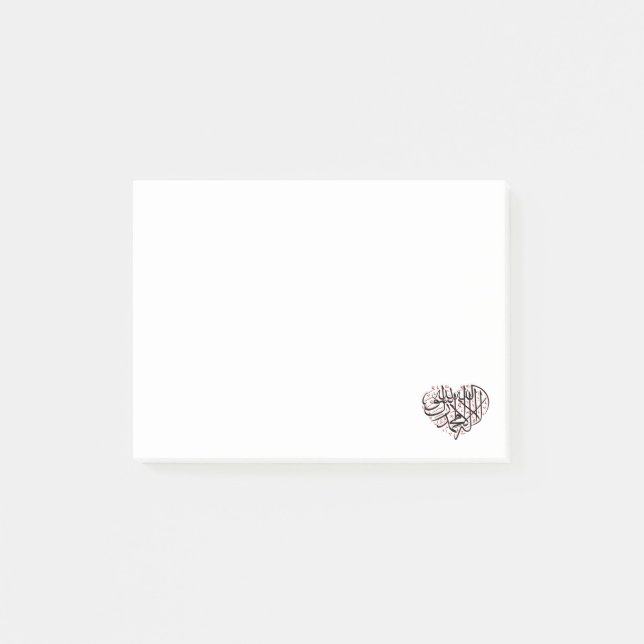Le Coeur Accented Post-it Notes (Front)