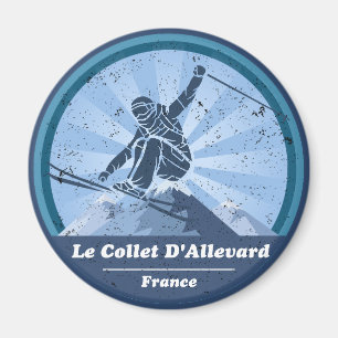 Le Collet D'Allevard Ski Magnet