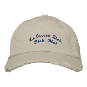 Le Cordon Blah,Blah, Blah Embroidered Hat