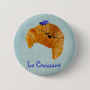 Le Croissant 6 Cm Round Badge