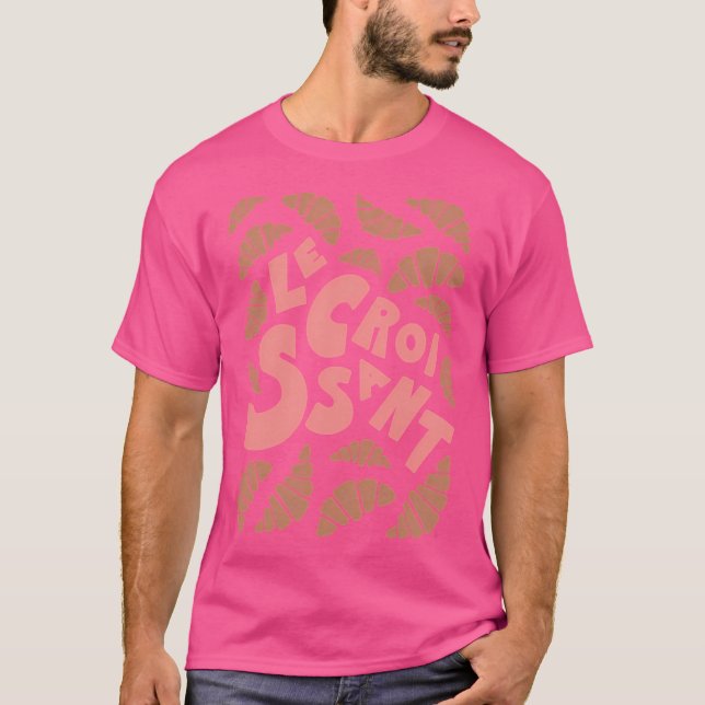Le Croissant French T-Shirt (Front)