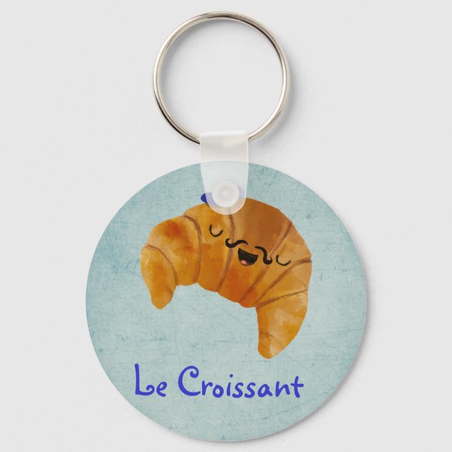 Le Croissant Key Ring (Front)