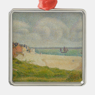 Le Crotoy looking Upstream, 1889 Metal Tree Decoration