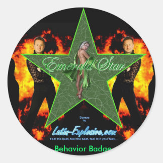 LE Emerald Star Behaviour Stickers