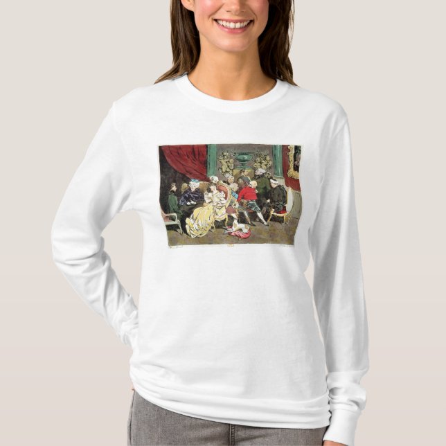 Le Faubourg Saint-Germain, engraved by Delpech T-Shirt (Front)