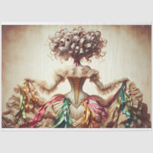 Le Femme Victorian Beauty Romance Fleur Decoupage  Tissue Paper