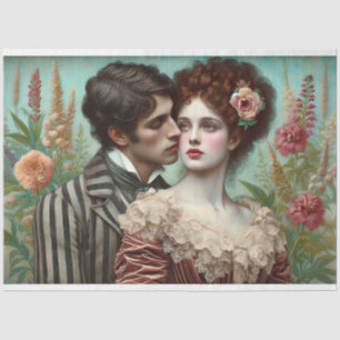 Le Femme Victorian Love Beauty Fleur Decoupage Tissue Paper