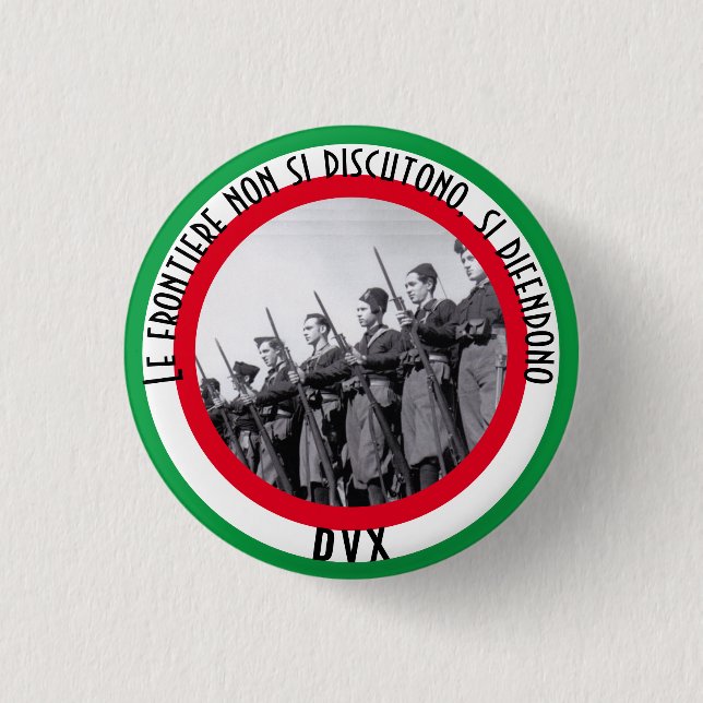 LE FRONTIERE 3 CM ROUND BADGE (Front)