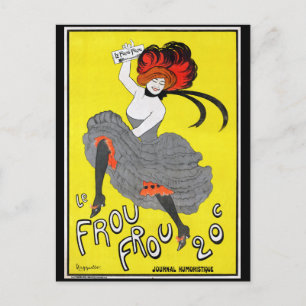 Le Frou Frou Journal Humoristique Postcard