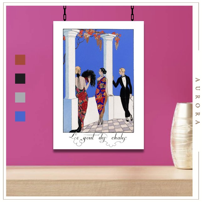 Le Gout des Chales (1923) by George Barbier Poster (Creator Uploaded)