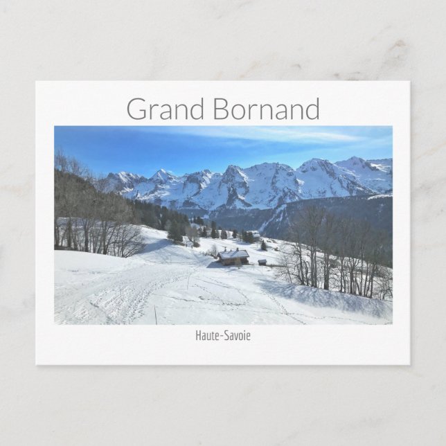 Le Grand Bornand, Haute-Savoie, French Alps Postcard (Front)