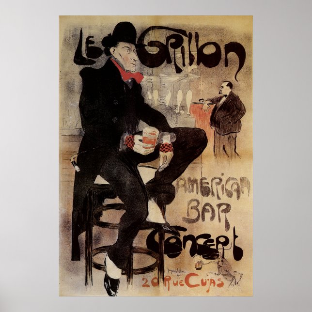 Le Grillon - French Art Poster (Front)