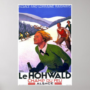 Le Hohwald Vintage French Travel Poster