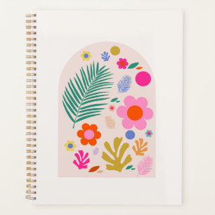 Le Jardin 04 Retro Flowers Modern Floral Planner