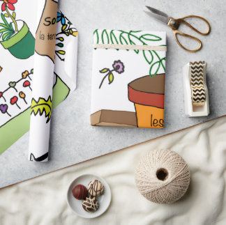 Le Jardin (The Garden) Wrapping Paper