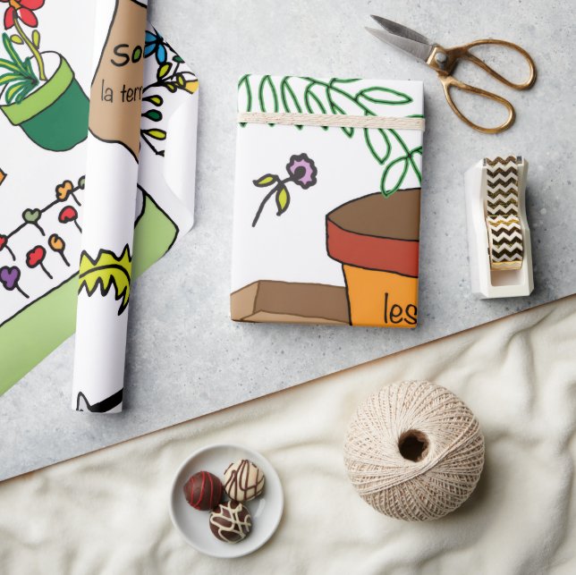 Le Jardin (The Garden) Wrapping Paper (Crafts)